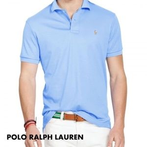 POLO RALPH LAUREN Oxford Polo Shirt in Baby Blue